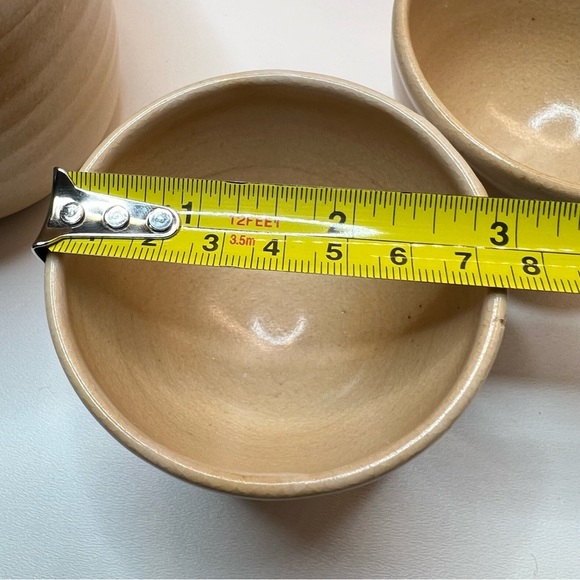 Vintage Hagi Ware Japanese Teapot and 3 Cups Handmade and Signed Studio Art - Picture 15 of 16